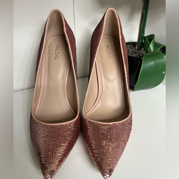 Aldo shoes Elegant Sequin Stiletto Heels - Picture 2 of 8